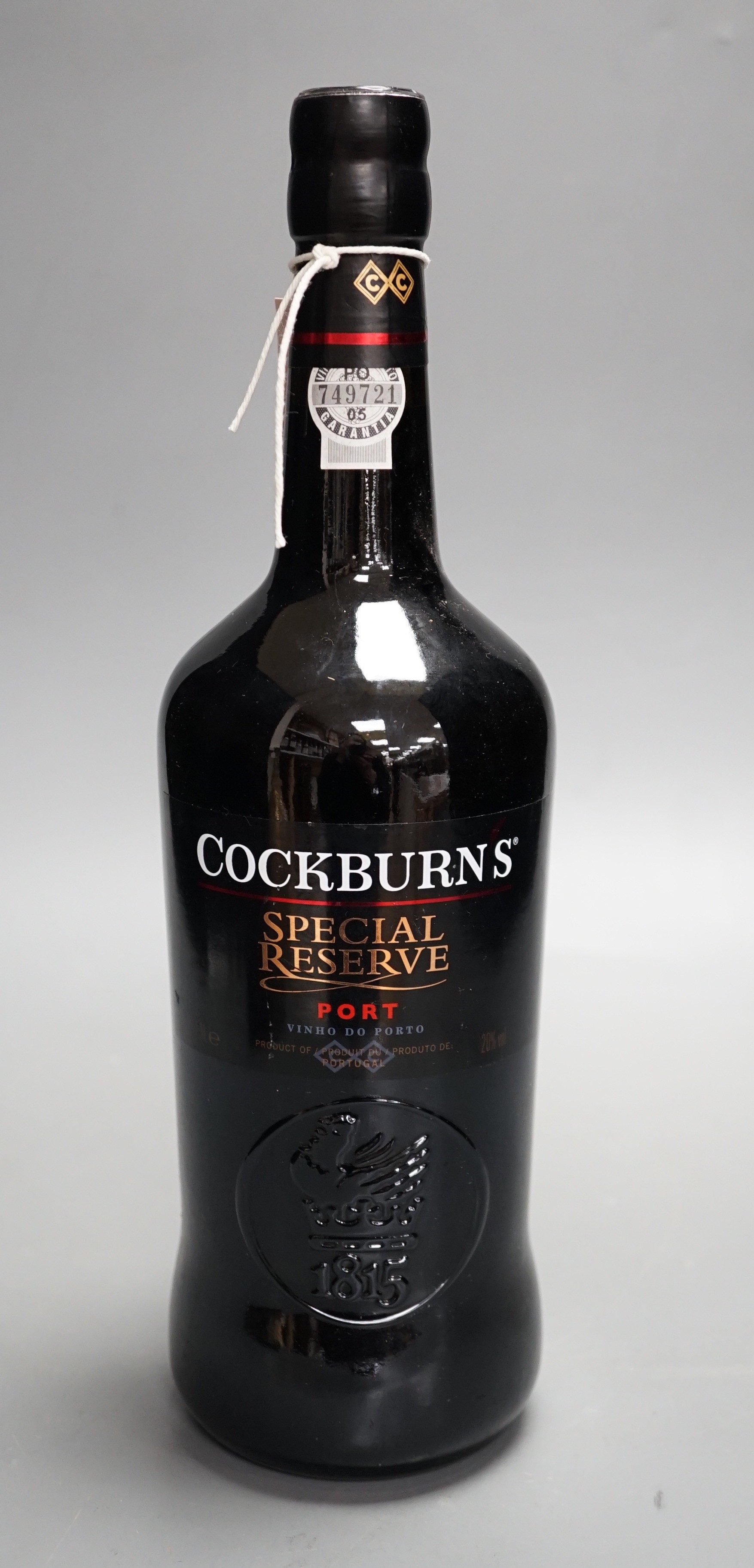 One bottle of Cockburns Special Reserve Port